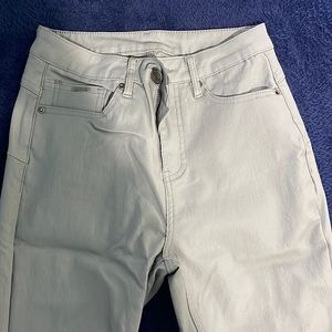 Brand New Leather-Like Gray Jeans/Jeggings